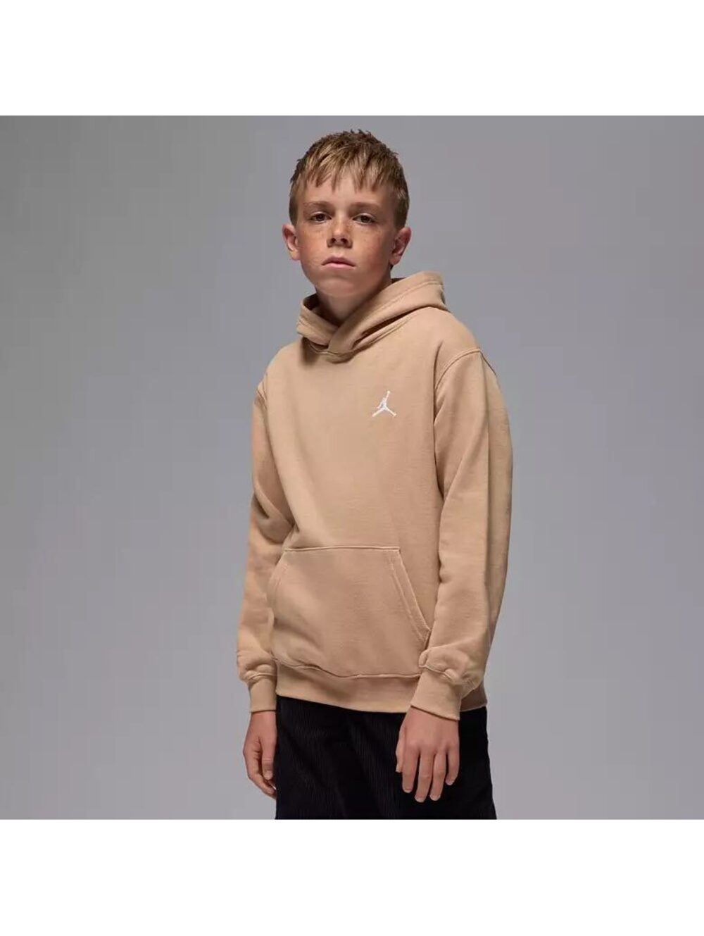 NWT New Nike Jordan Boys' Brooklyn Fleece Pullover Hoodie - M